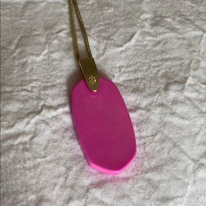 Kendra Scott pink Inez necklace